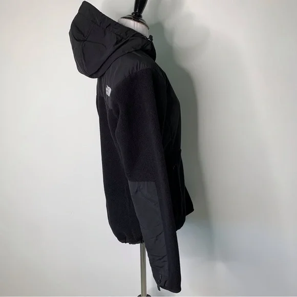 The North Face Polartec Women's Black Full Zip Fleece Hooded Jacket Size Medium - Picture 4 of 15